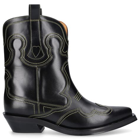 ganni cowboy boots